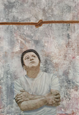 Selbstporträts, 120 x 90 cm, Öl auf Leinwand, 2020