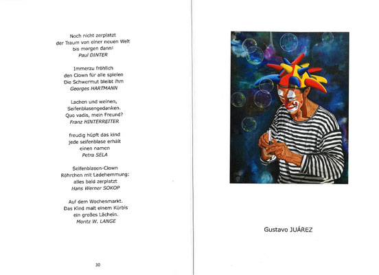 Kunst & Wort Haiga, Österreichische Haiku Gesellschaft, 2021, hg. von Petra Sela