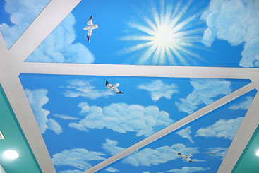 Wandbild, Café Damla, Bahnhof Meidling