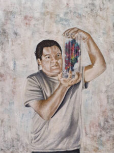 Selbstporträts, 120 x 90 cm, Öl auf Leinwand, 2000