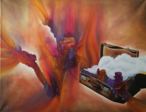 Irreale Realitäten, 90 x 70 cm, Öl auf Leinwand, 2016